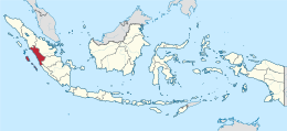 Sumatra Occidentale – Localizzazione