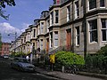 Lilybank Gardens, une avenue typique de Hillhead.