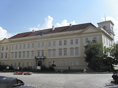 Façade du château de Teplice.