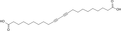 Strukturformel der 10,12-Docosadiin-1,22-disäure