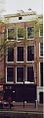 The main facade of the building where Anne Frank and her family hid during the Second World War, in Amsterdam. Photo taken August 2002.