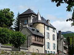 Le château de Ségure. Vue nord.