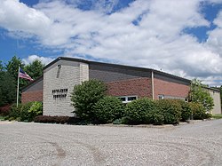 township meeting house and garage