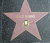 Bugs' star on the Hollywood Walk of Fame.