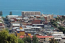 View of Burnie from a hill