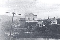 Ceres post office and school, ca. 1909