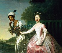 Dido Elizabeth Belle and Lady Elizabeth Murray by David Martin