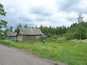 Въезд в деревню со стороны Москвы