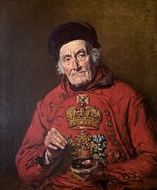 Portrait of William Timms, the Waterman, aged 95, 1838 (collection of the Duke of Northumberland, Syon House)