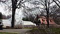 The greenhouse and playhouse at the Frick Art & Historical Center, built in 1897, in the Point Breeze neighborhood of Pittsburgh, Pennsylvania.