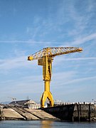 Grue Titan jaune.