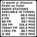 F 802 Tunnel Radio Stations