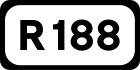 R188 road shield}}