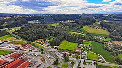 Ilztal aerial view