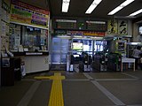 旧駅舎にあった改札口（2010年8月）