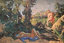 "Faune et nymphe" (c.1910)