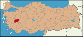 Localisation de Uşak (province)