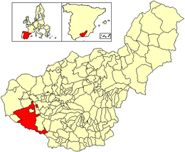 Alhama de Granada – Mappa