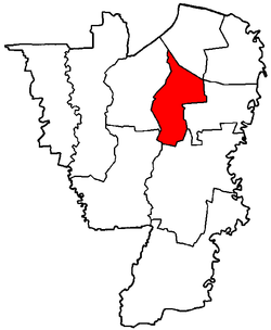 The district of Mampang Prapatan in South Jakarta