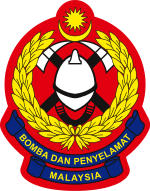Malaysian Fire and Rescue Department Coat of Arms.