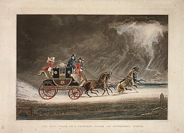 Mail coach, 1827