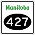 Provincial Road 427 marker