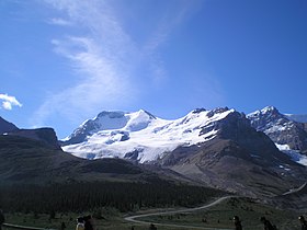 Vue du mont Athabasca