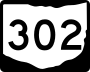 State Route 302 marker