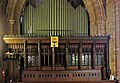 The choir stalls and organ