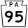 Pennsylvania Route 95 marker