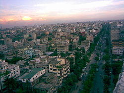 Skyline of Pallabi, Bangladesh