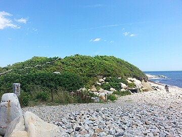 Ammunition and fire control bunker for Battery 211, former Fort Greene south reservation