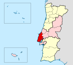 Mapa da área da patriarcado