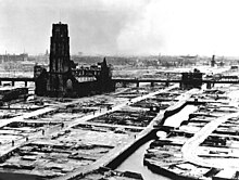 Rotterdam, Laurenskerk, na bombardment van mei 1940.jpg