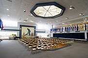 The Soldiers Hall is the central meeting place and program area inside the Ohio Veterans Home – Sandusky. This Home was founded in September 1888 as a place for Civil War veterans.