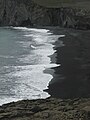 The shoreline in Iceland