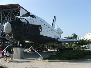 Shuttle mock-up Explorer at Kennedy Space Center