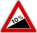 Steep ascent