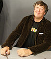 Stephen Fry, actor, author and comedian.
