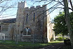 Shell keep castle, part of the associated outer bailey, ninth century cemetery and a Civil War siegework at Taunton Castle