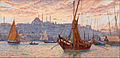 Similar view of Süleymaniye Mosque by Tristram Ellis, from the late 19th century.