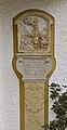 Memorial cross to plague victims at Trittenheim, Germany