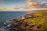 Turnberry Lighthouse vid kusten i South Ayrshire i Skottland.