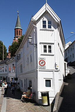 Gågatan i Tvedestrand.