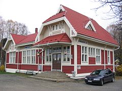 La gare de Uimaharju.