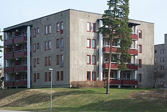 Västra Orminge, flerbostadshus.