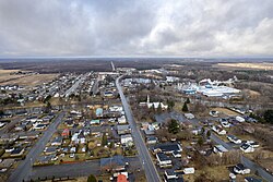 Aerial view of Notre-Dame-du-Bon-Conseil