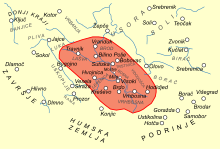 Pretpostavljena Bosna ili zemljica Bosna kako ju naziva Konstantin Porfirogenet u O upravljanju carstvom