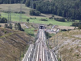 Blick zum Tunnel Bleßberg (2017)