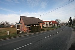 Municipal office and the main street